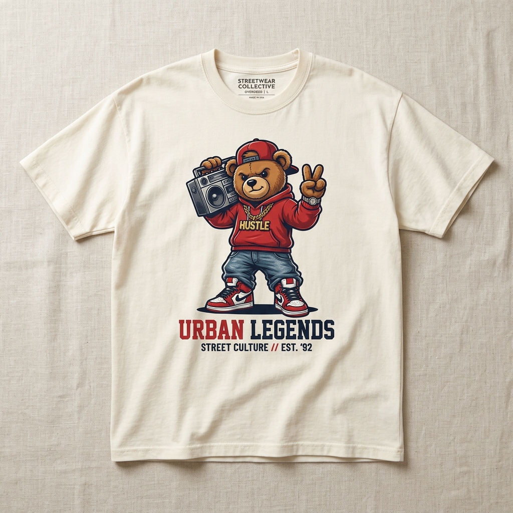 Cool Bear Printed T-Shirt